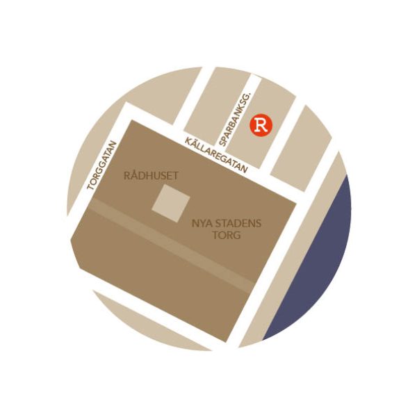 karta pil2REKVISiTA Likdöping vid torget