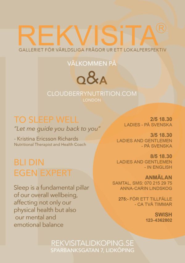 Q&A To Sleep Well REKVISiTA Lidköping